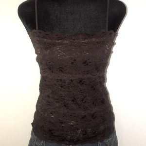 Chocolate Lace Cami